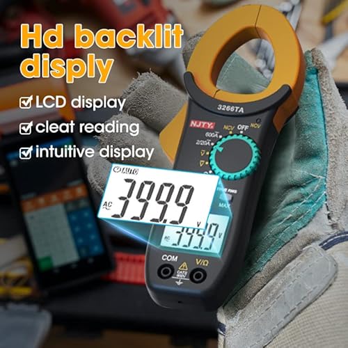 Owuyuxi Digital Multimeter Tester, True Rms 2000 Counts, Voltage Tester,Electrical Tester,Circuit Tester,Clamp Meter,Amp Meter,Volt Meter #TOP4