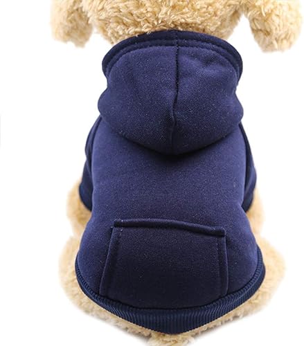 Miniatura 6 de Idepet Sudaderas con Capucha para Mascotas Perros Ropa para Perros Ropa para Perros Pequeños Chaleco Ropa para Chihuahua Abrigo Cálido Chaqueta