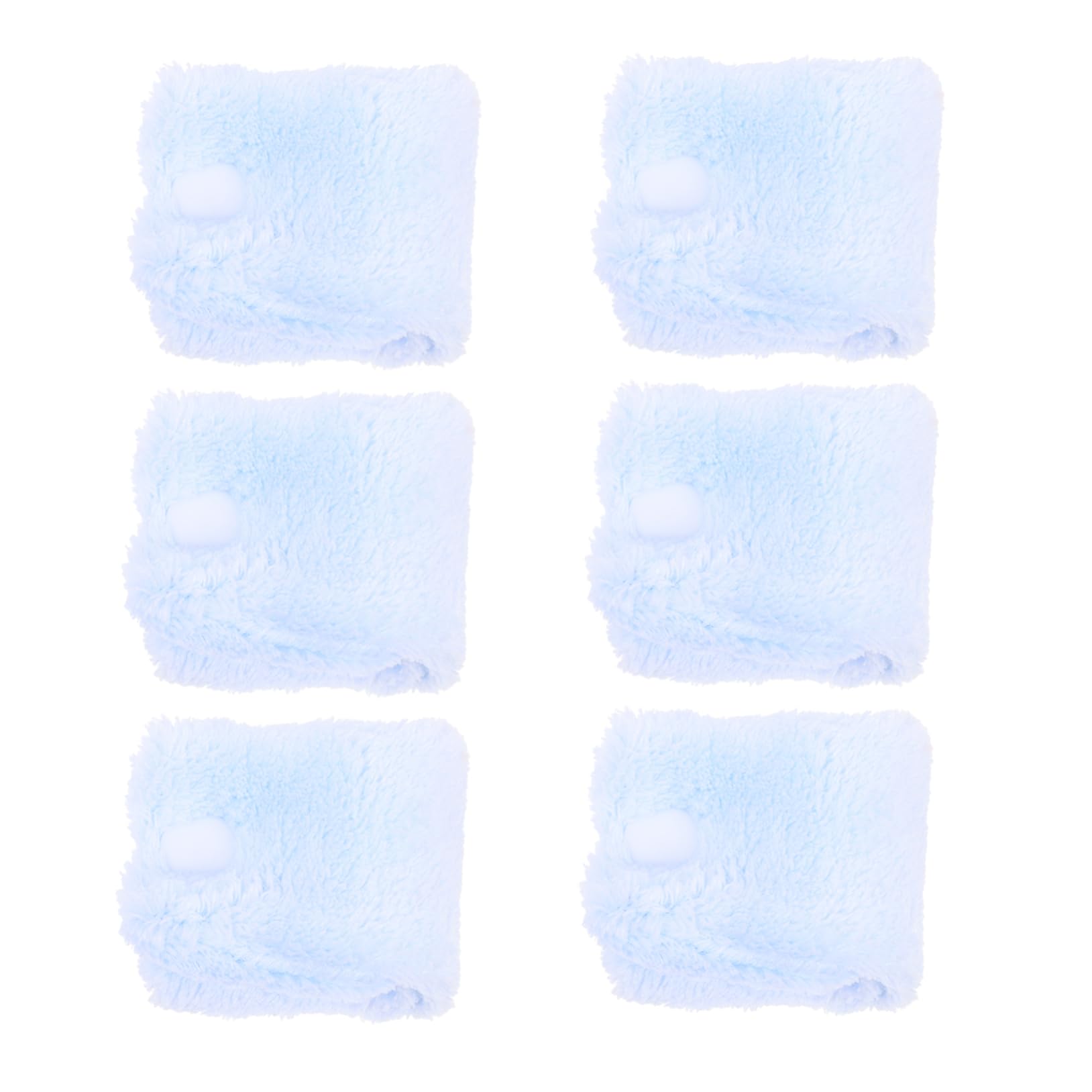 WOFASHPURET 6pc Coral Velvet Hair Curls Satin Heatless Curling Set Hairdressing Tool Women Beauty Aid