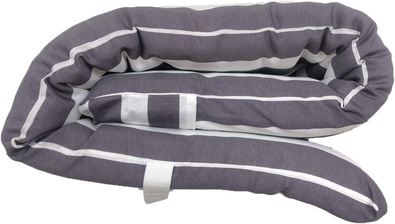 Cojín Tumbona. Colchóneta para Tumbona Medidas 180x55X8cm. Gris — view 2