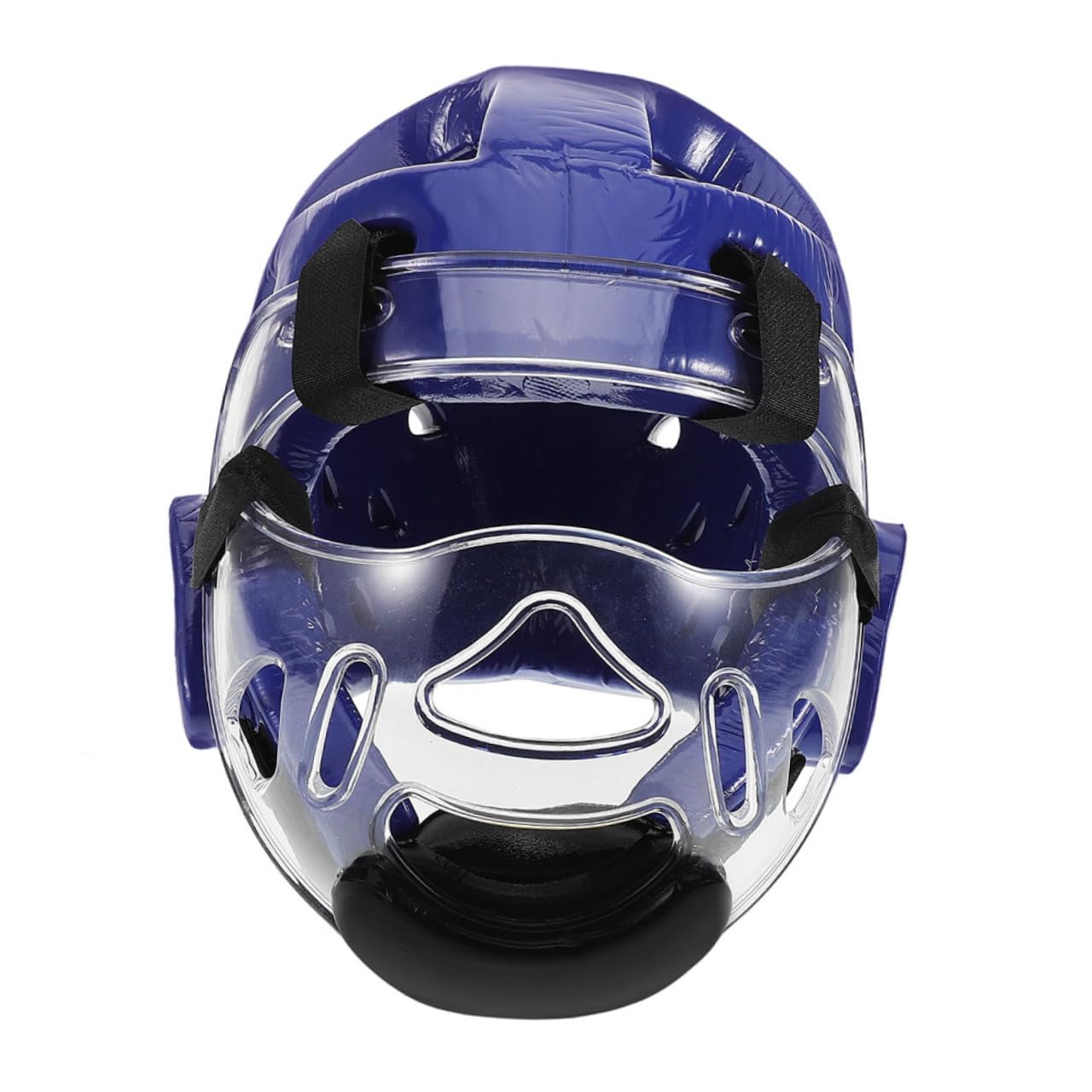 HANABASS Casco Protettivo per Bambini Arti Marziali Taekwondo e Karate, Leggero Materiale Traspirante in Spugna e Pu, Adatto per Allenamento e Combattimento Blu