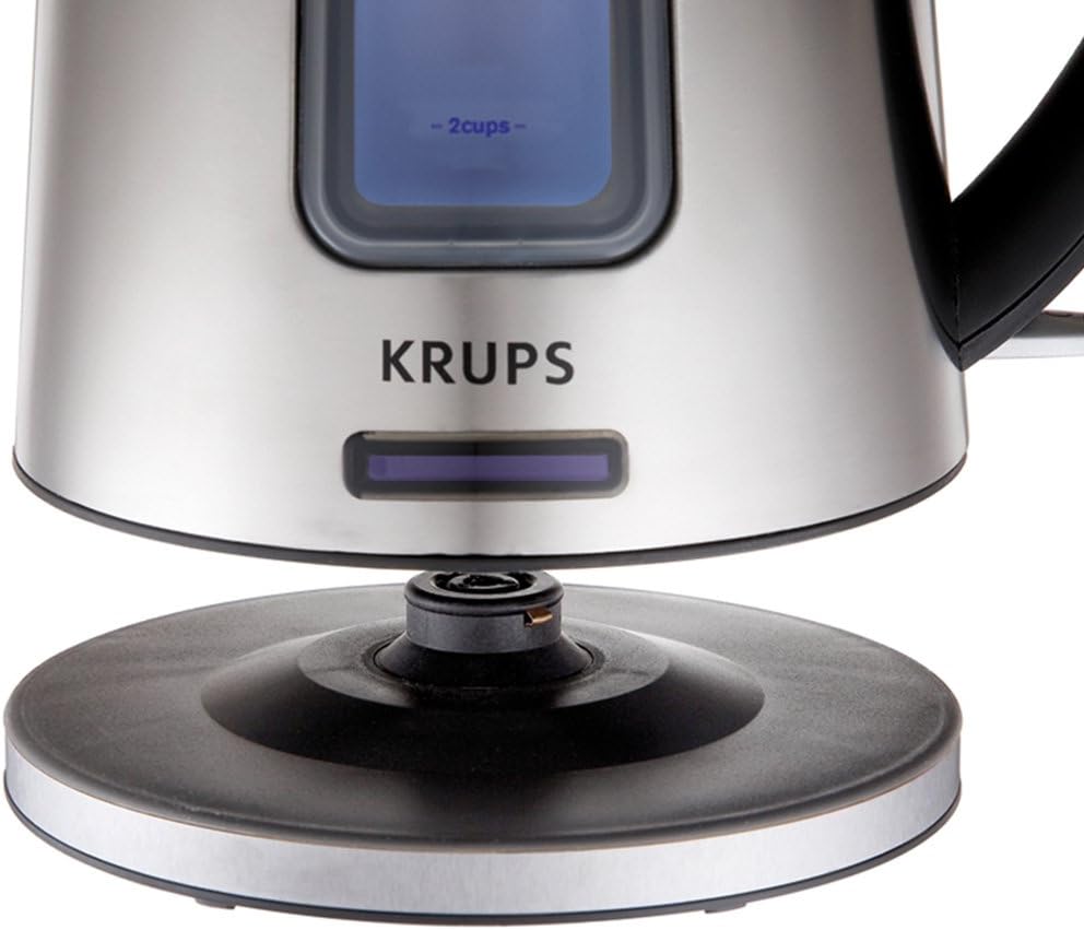 KRUPS BW3990 Prelude Electric Kettle with Light Water Level Indicator and Stainless Steel Housing, Silver