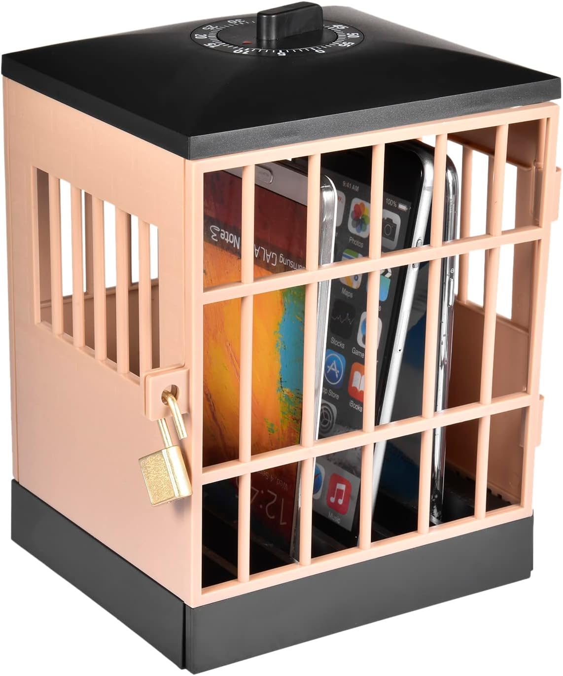 Renywosi Mobile Phone Jail With Timer Mobile Phone Cage Lock Up