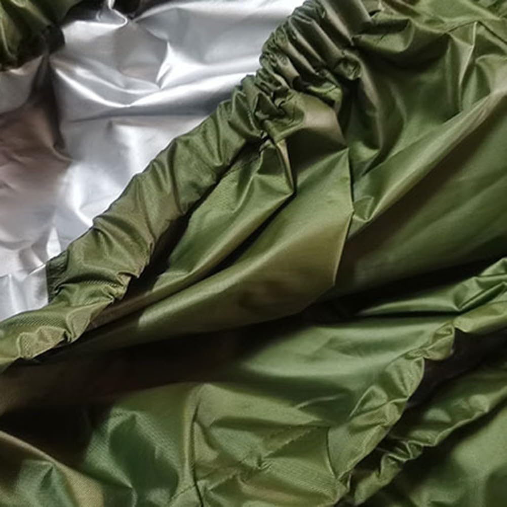 Housse de protection imperméable pour tondeuse autoportée en tissu Oxford 210D avec sangles réglables Vert