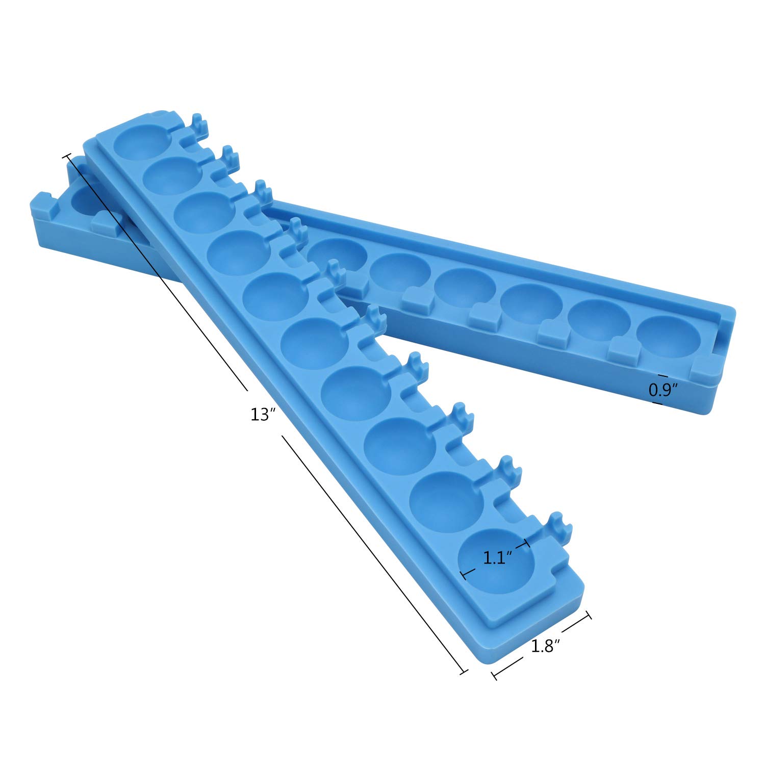 Beasea Lollipop Molds with 50 Paper Sticks, 10Capacity 3D Silicone