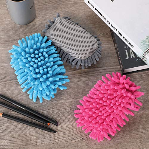 Gomme tableau blanc feutre craie brosse microfibre rose