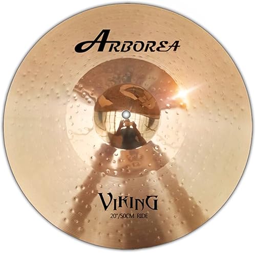 Miniatura 36 de Arborea Paquete de platillos de aleación de platillos de tambor juego de platillos de 14"/16"/18"/20" más bolsa de platillos gratis 5 piezas