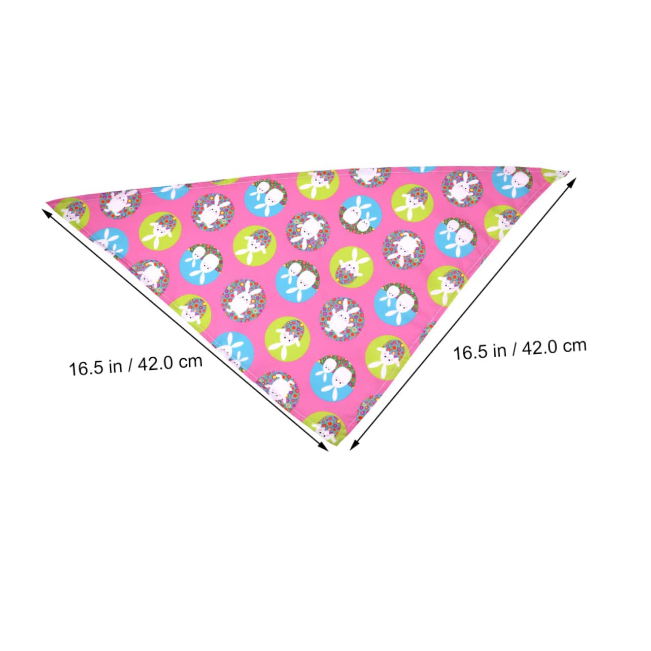 YARNOW 15pièces Bandanas Triangulaires pour Animaux De Compagnie Écharpes De Pâques Respirantes pour Chiens Et De Colorées Et Confortables