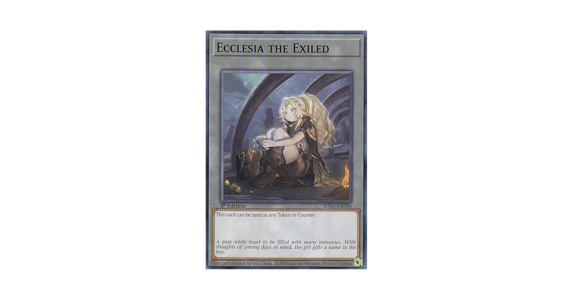 Amazon.co.jp: 遊戯王 SDAZ-EN048 追放者エクレシア Ecclesia