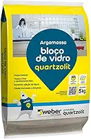 ARGAMASSA BLOCO DE VIDRO QUARTZOLIT 5KG