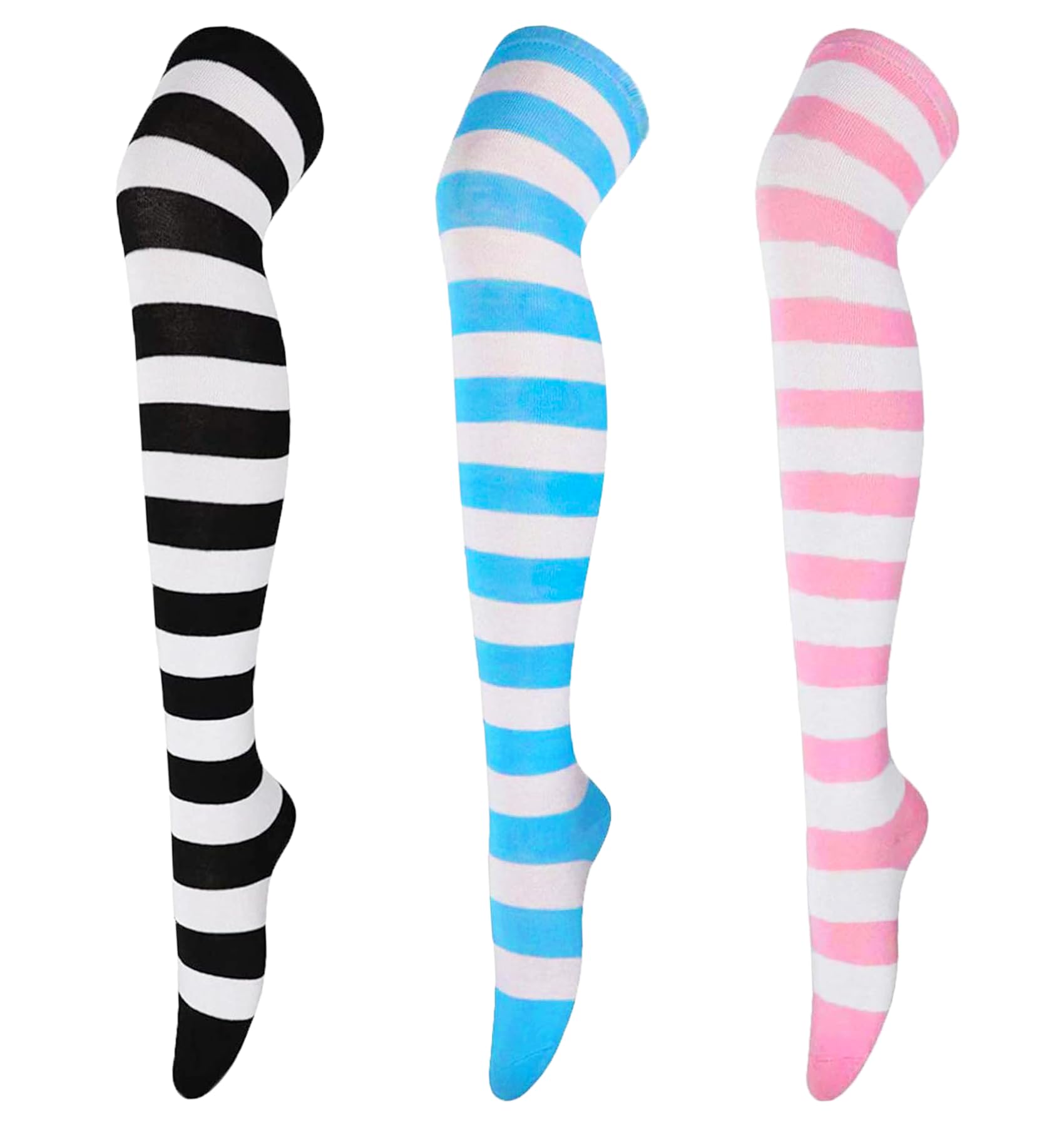 Womens Thigh High Socks Causal Stockings for Women Soft Thigh Socks