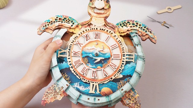 Amazon.com: wudhank 3D Puzzle for Adults Clock - Sea Turtle Clock