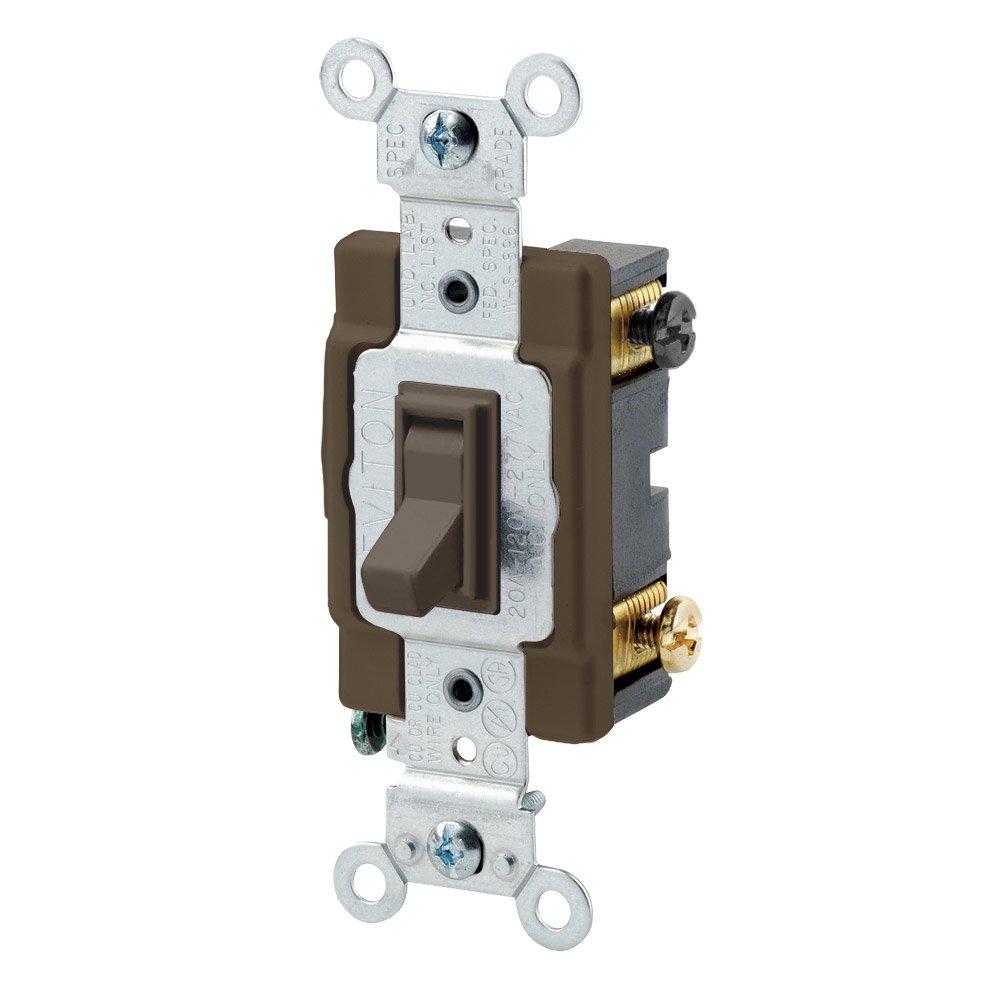 Leviton 54504-2 Grounded Quiet 4-Way Switch