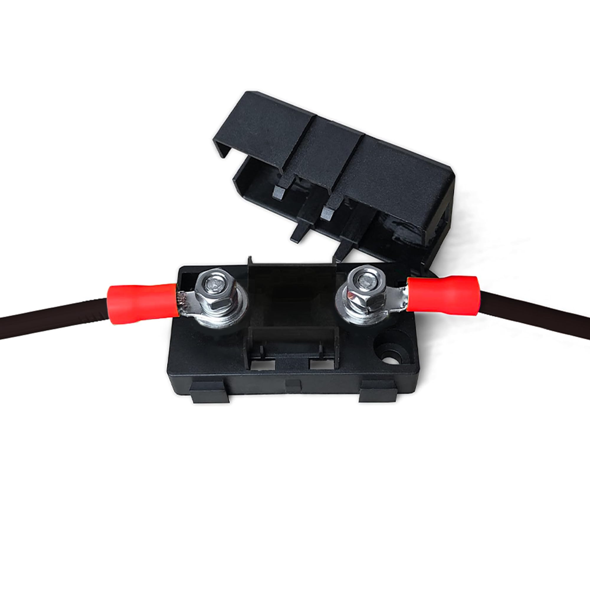 Cable de batería de 1,5m y 16mm² con portafusibles MIDI y conexión por tornillo a M8.