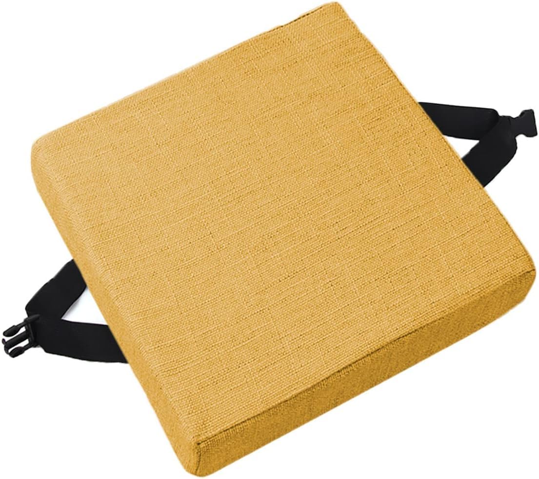 Uyeoco O4 Seat Pads For Dinin Chairs,25X25,28X28cm,30X30cm,35X35cm,40X40cm,45X45cm,50X50cm Adjustable Kitchen, Office And Garden Chair With Ties Non Slip Comfortable Cushion(,35X35x3cm)