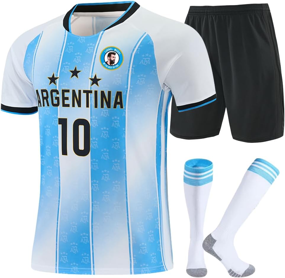 Boy's Soccer jersey Sport Shirt for Kids Outdoors Training Uniform Kit Youth Children's clothing