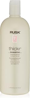 RUSK Designer Collection Thickr Thickening Shampoo, Plumps Up the Cuticle to Increase Strength, Lift and Texture, Leaves Hair with Soft and Manageable 33.8 Fl Oz (Pack of 1)