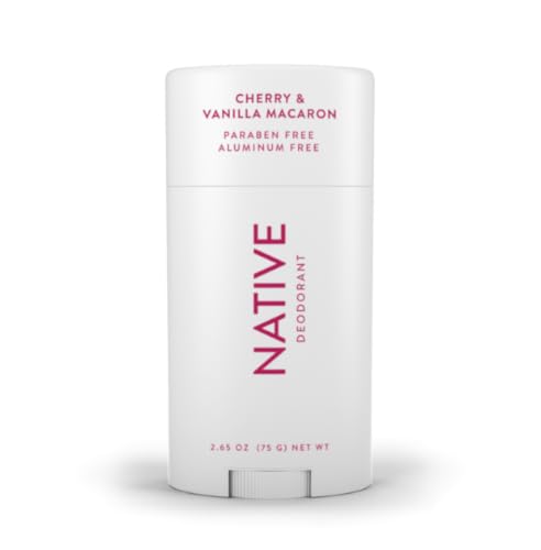 Native Deodorant Cherry & Vanilla Macaron Paraben Aluminum Free 2.65 oz