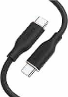 1.8  黒 PowerLine Flow USB-C ケーブル アンカー Anker PowerLine III Flow USB-C & USB-C ケーブル 1.8m | USB-C