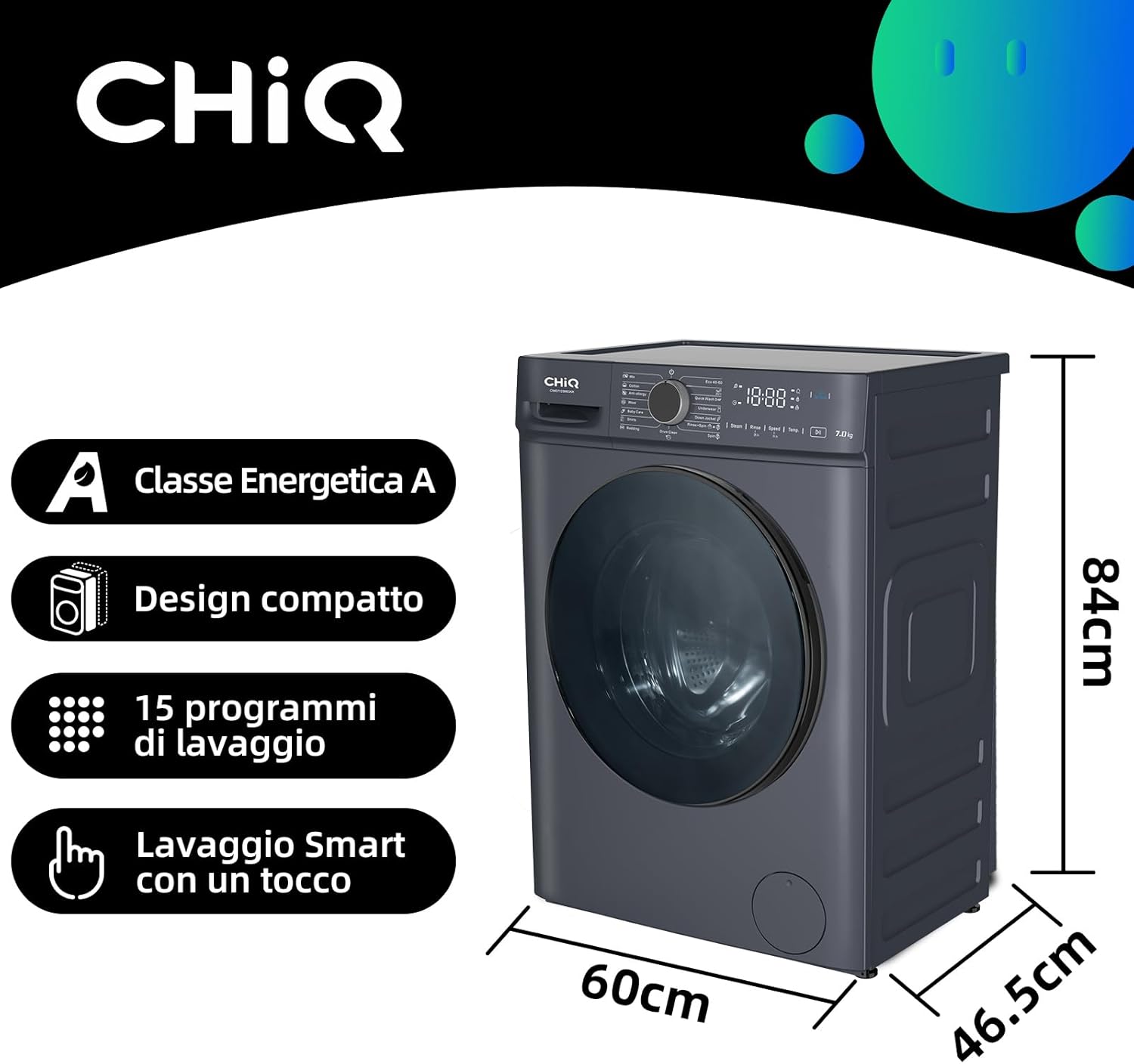Recensione Lavatrice CHiQ: Potenza e Design Compatto per Ogni Casa!