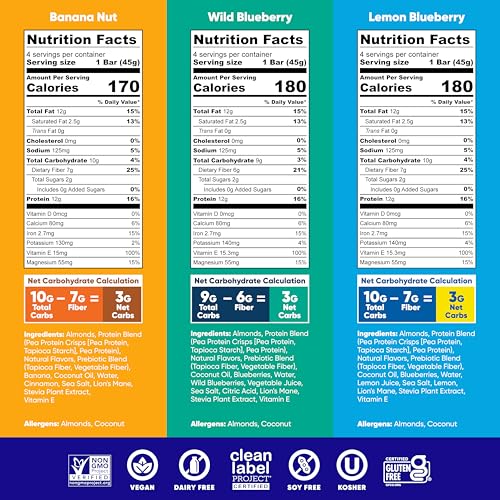 Barritas IQBAR Clean Plant Protein - 12 unidades miniatura 3