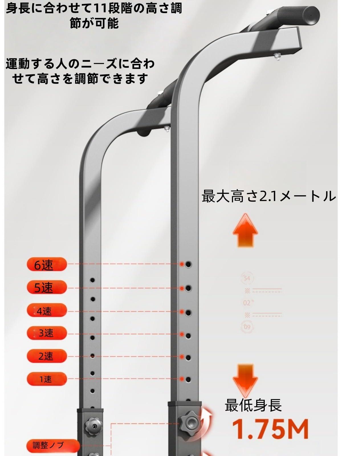 Amazon | Qobvoeh 懸垂マシン 家庭用 多機能 折りたたみ ぶら下がり