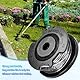 Gigmeta 10 Stück Set Ersatz Rasentrimmer Spule Funktioniert Mit Bosch Easy GrassCut18-230 Rasentrimmer, Ø 1,65mm, 6.1m Länge, EnthäLt 8 Stück Rasentrimmer Faden und 2 Stück Kappendeckel