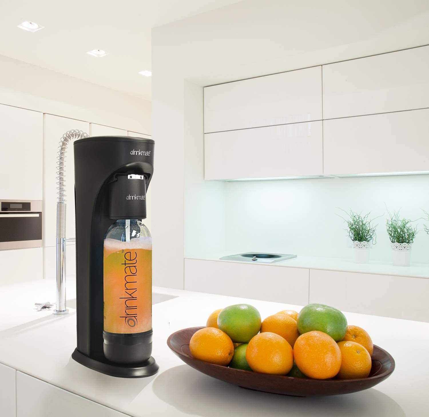 DrinkMate Carbonated Soda Maker with 3 oz Cylinder, Black Buy Online