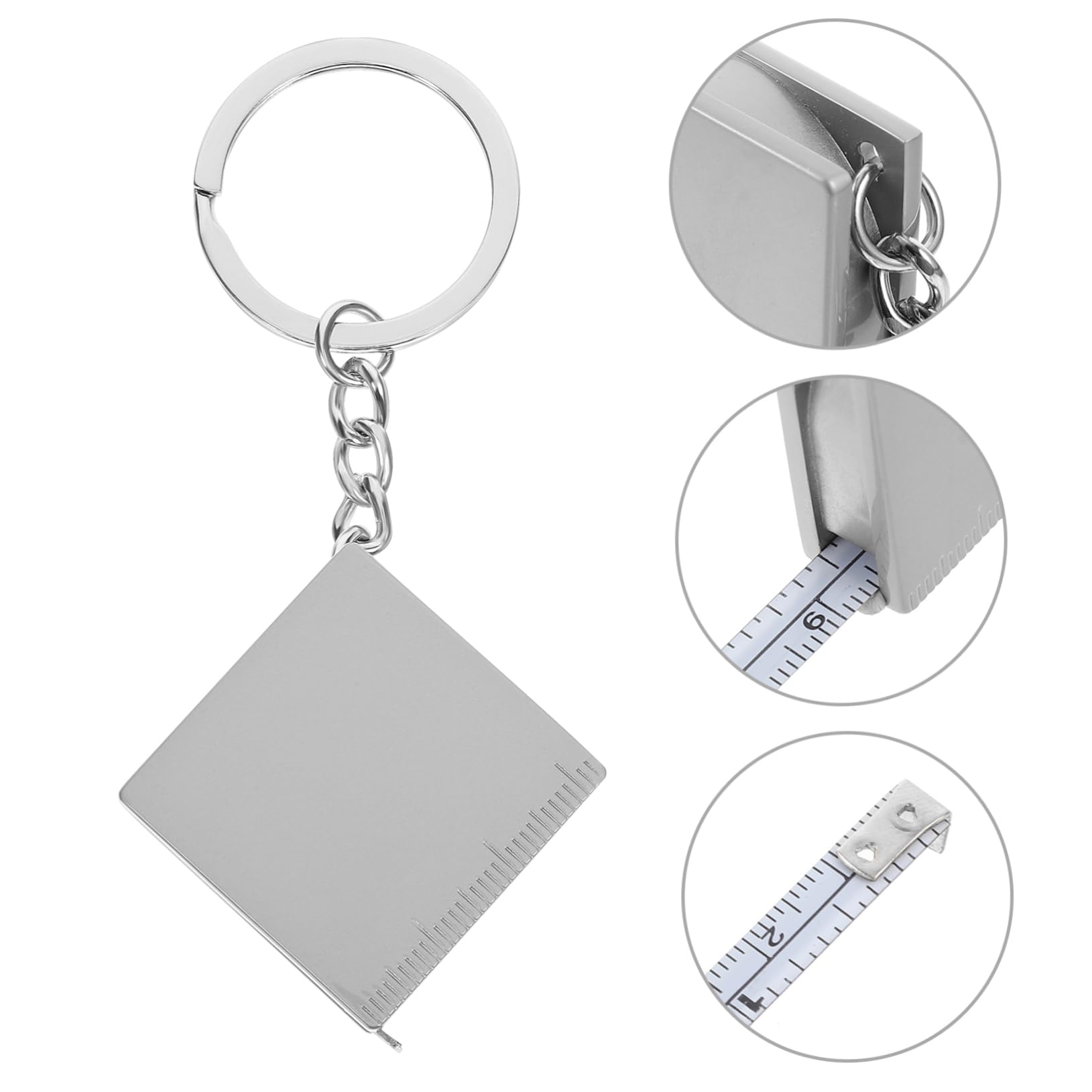 DOITOOL Lot De 3 Mini-mètres À Ruban Porte-clés Règle Mètre Ruban 1 M Outil De Mesure Portable De Haute Précision Pour Usage Domestique Et Extérieur 2 Pièces X 3