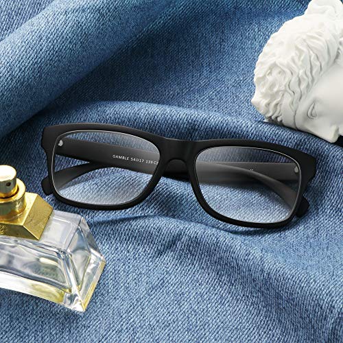 Image of VisionGlobal Blue Light Blocking Glasses for Women Men, Computer Reading, TV Glasses, Stylish Oval /Square Frame