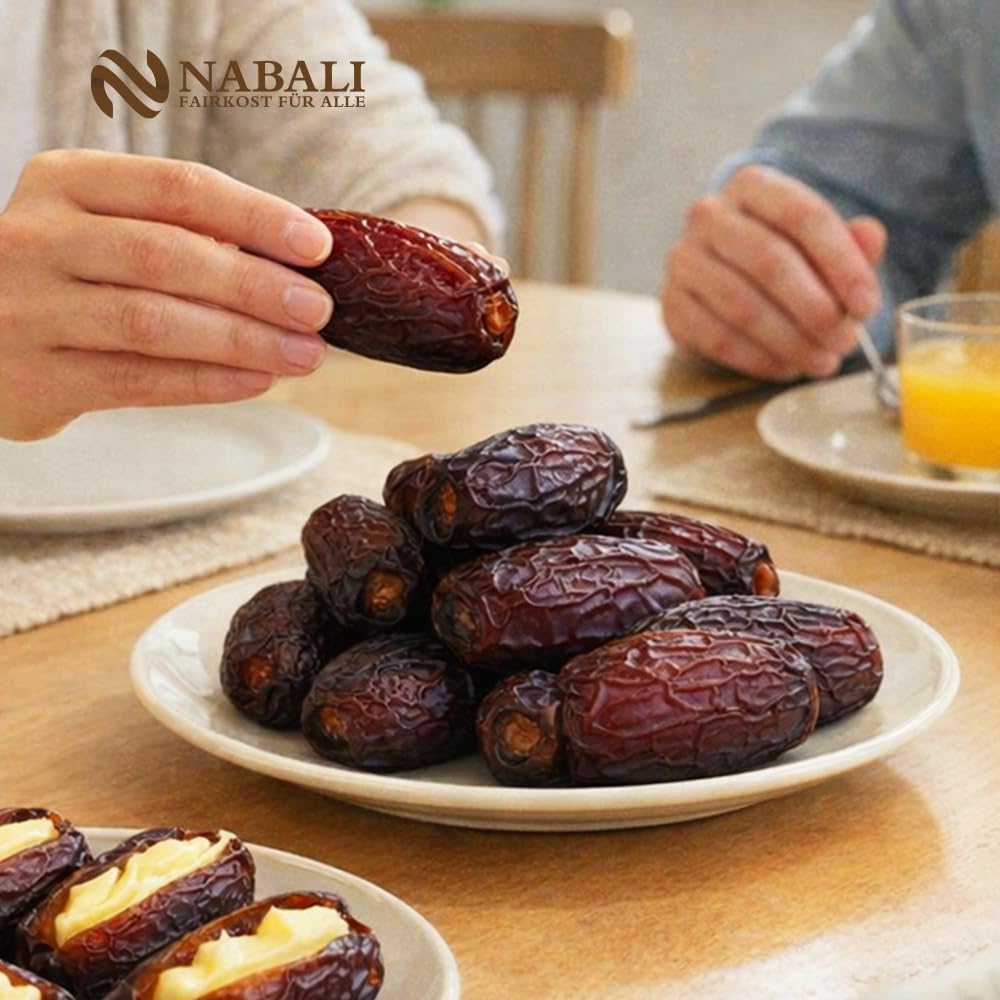 Medjool Datteln aus Palästina 2 x 1 kg - naturell vegan aromatisch traditionell frisch orientalisch ohne Konservierungsstoffe Premium