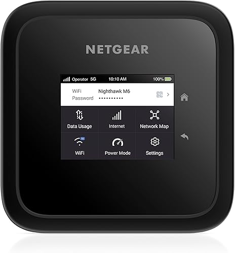 NETGEAR Nighthawk M6 5G WiFi 6 Router de punto de acceso móvil (MR6150)  Enrutador inalámbrico de punto de acceso rápido, desbloqueado, certificado