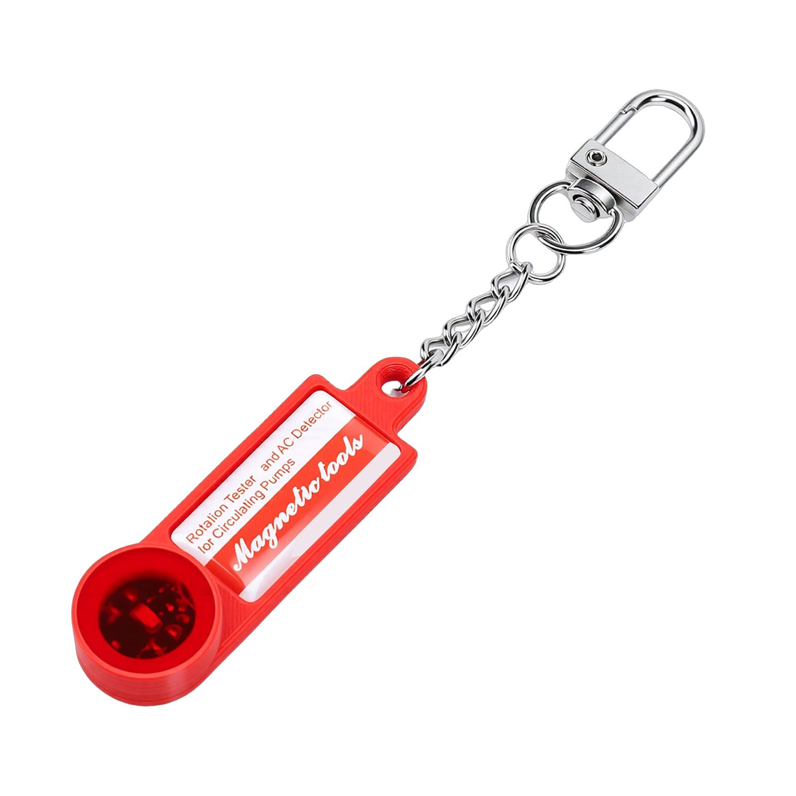 ANGGREK Testeur de Bobine D’électrovanne, Indicateur de Champ Magnétique en PVC pour Bobines AC/DC, Détecte le Sens de Rotation de la Pompe pour les Professionnels de la Maintenance CVC