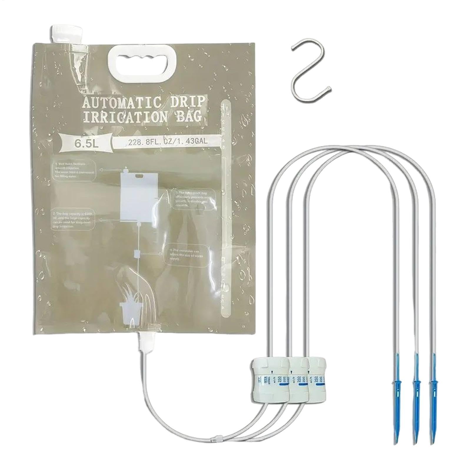 Automatic Watering System For Potted Plants Adjustable, 4 Outlets, Large