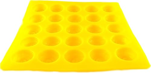 Miniatura 9 de Rose - Moldes de silicona flexibles de 25 cavidades para menta de queso crema, chocolate, fondant, gomitas, bombas de grasa, rosas de hielo, jabón,