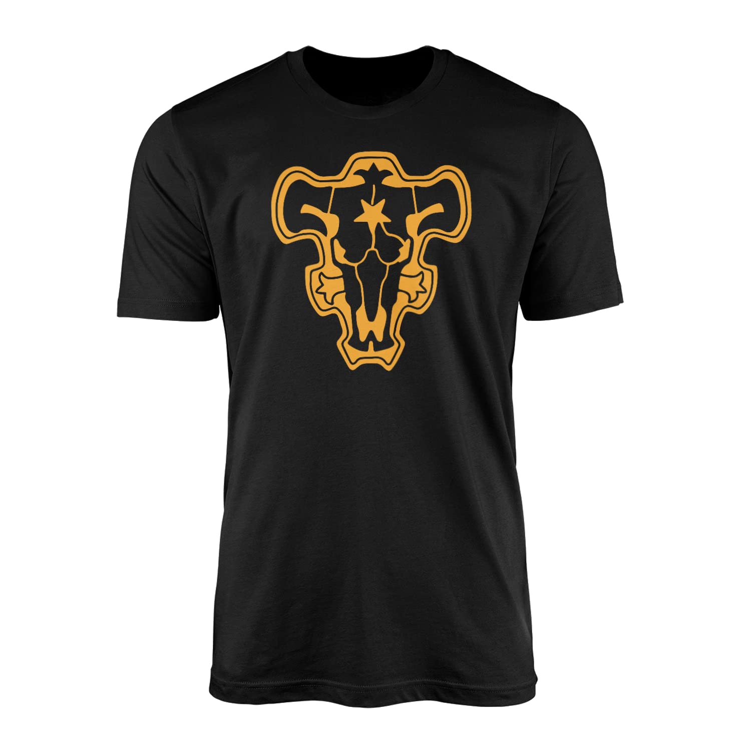 SMARTYPANTS Black Bulls Clover T-Shirt Top Anime Manga Asta Magic Wizard King Yuno Orphan Four-Leaf Grimoire Knight Devil Noelle Japanese Japan Cartoon Gift Present (4XL, Black Prime)