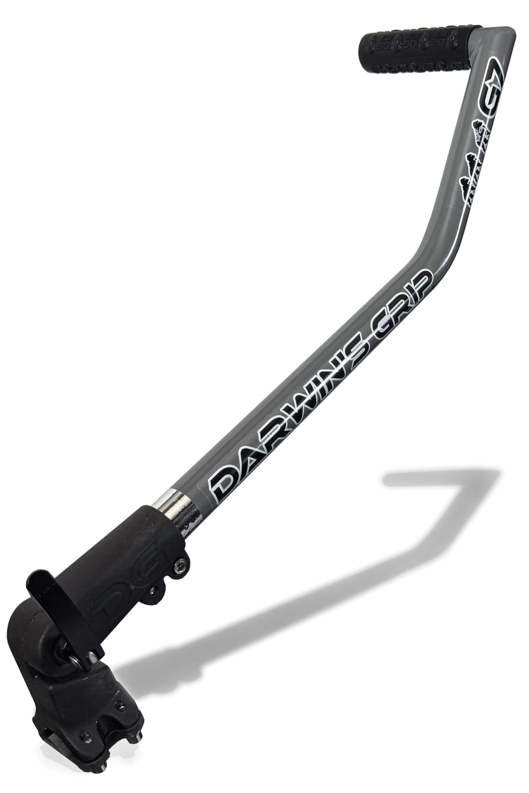 Darwin's Grip Weed Eater Handle - Ergonomic Trimmer Handle as String Trimmer Attachment, Weed Wacker Handle, Back Saver Weedeater Handle, Compatible with Echo Weed Eater Attachments - Lawn Care, Black