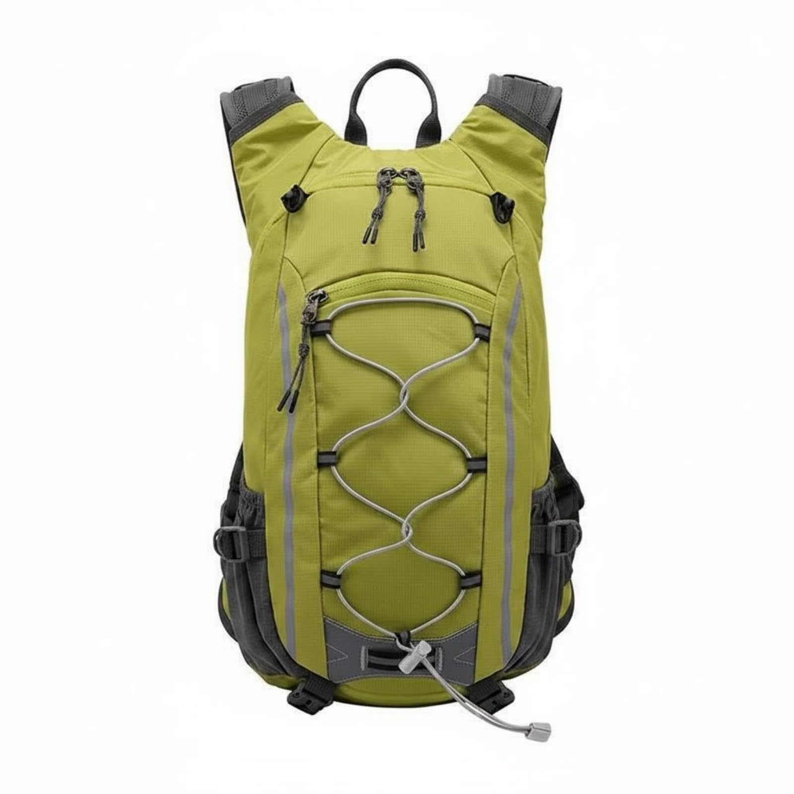 HEAVENGLOW Running Vest Backpack Lightweight Hiking Backpack Breathable Running Hydration Vest for Cycling, Lime Green-picture-58