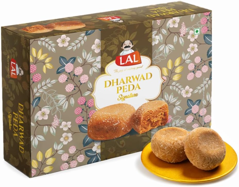 Lal Sweets Authentic Indian Dharwad Peda (400 Gram)