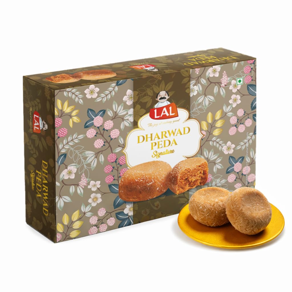 Lal Sweets Authentic Indian Dharwad Peda (400 Gram)