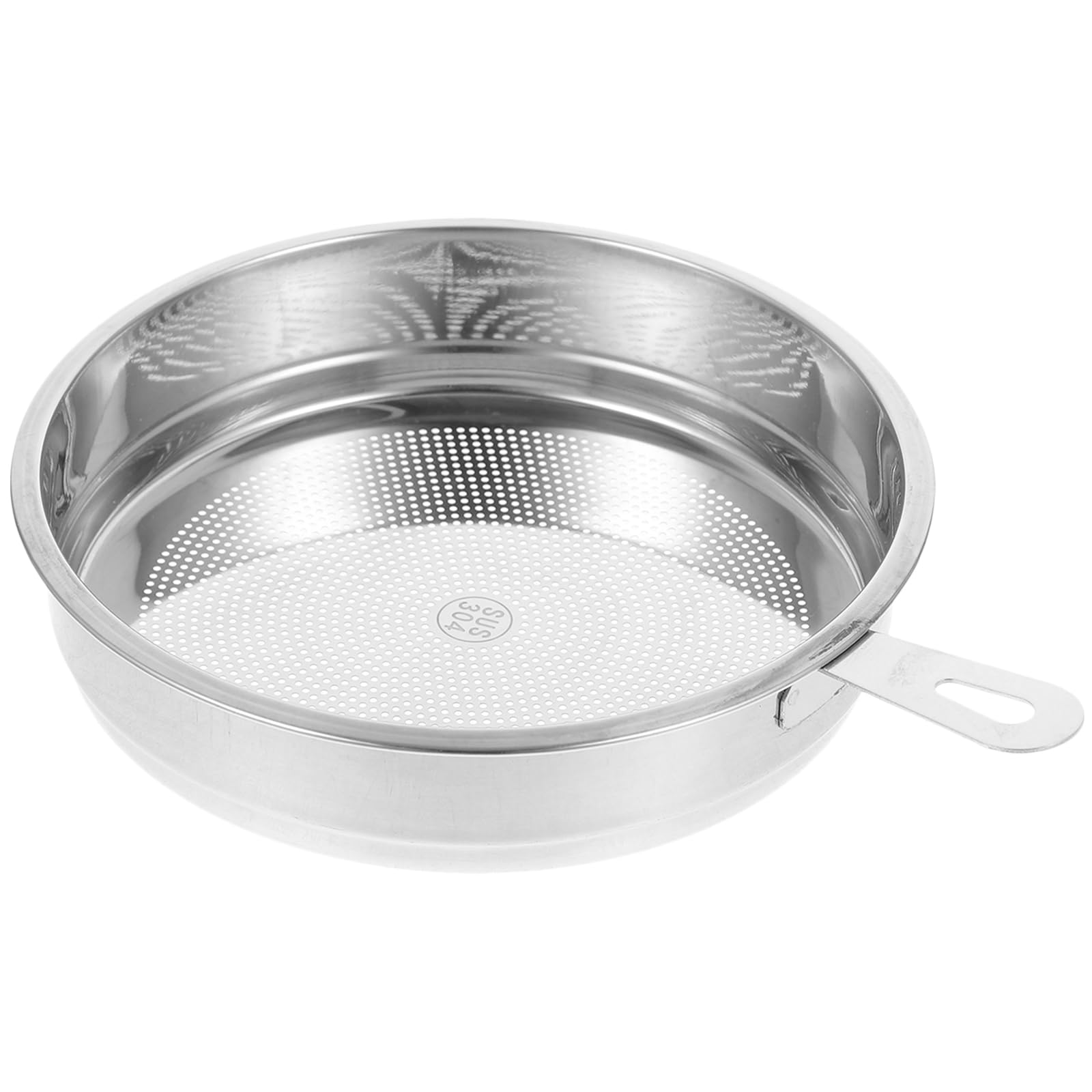 Alipis Stainless Steel Mesh Filter Oil Pot Strainer for Kitchen, Fine Mesh Oil Filter for Grease, Bacon, Tea, and Cooking, 6.33 X 4.96 X 0.98 Inch, Silver