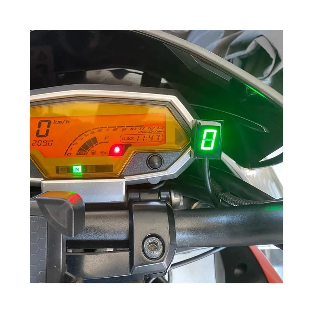 motociclo velocità marcia Indicatore Di Marcia Digitale Universale Per Moto A 6 Velocità Con Display A LED, Leva Del Cambio, Accessori Per, Parti Ricambio