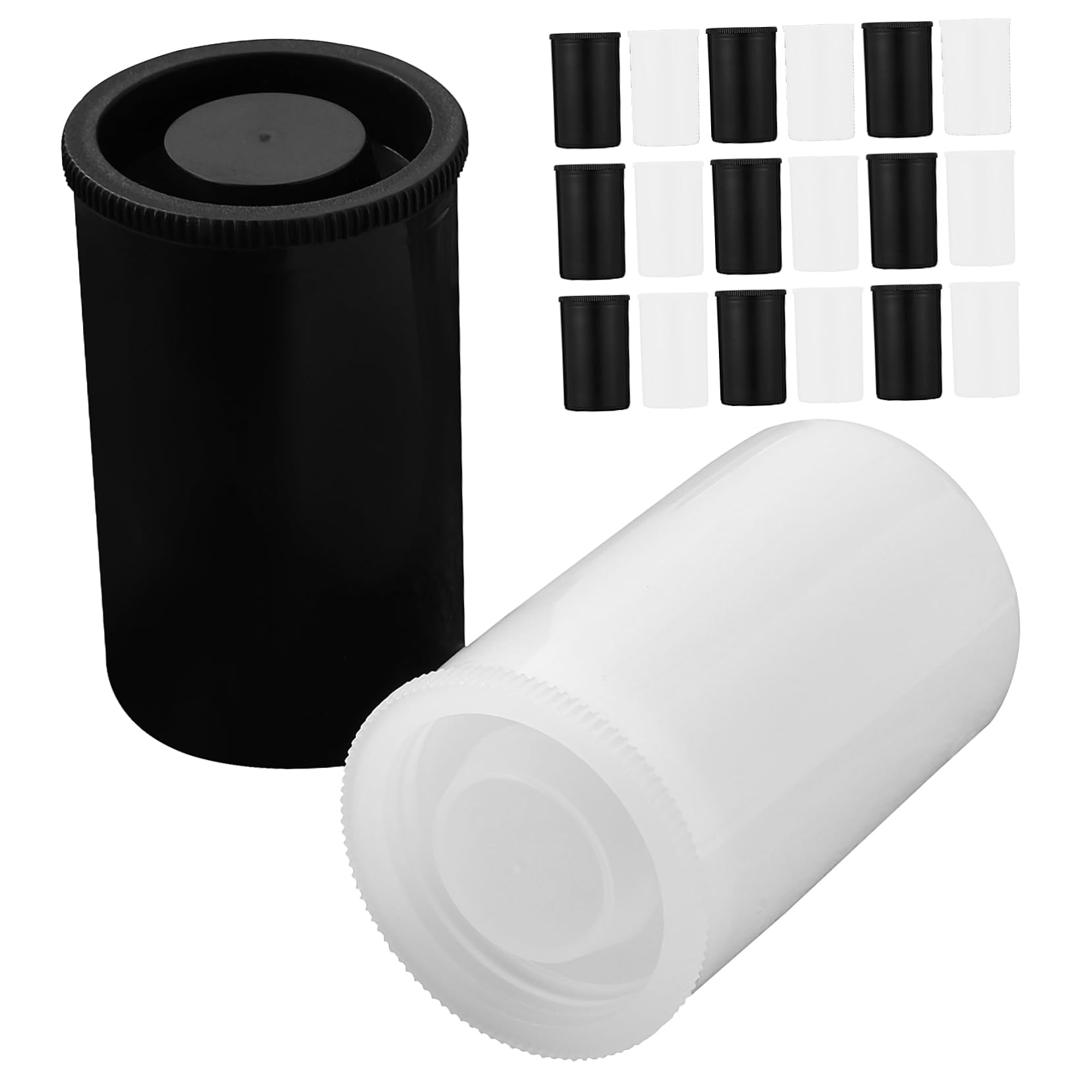 Uonlytech Durability and Reliability Empty Film Canisters for 35mm Film Cameras Tight Seals