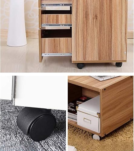 Miniatura 4 de KDDEON 4 ruedas giratorias, rueda giratoria de 1,52 pulgadas con frenos, ruedas para silla de oficina de muebles, tallo roscado M8M10, capacidad de