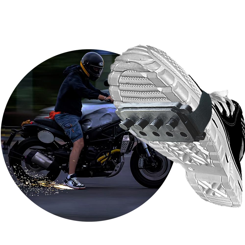 Upgrade 1/2PCS Reusable Motorcycle Sparks Shoe Covers | Bicycle Sparks | Skateboard Sparks | Cool Sole Sparkling Shoe Cover (2PCS and 32 consumables)