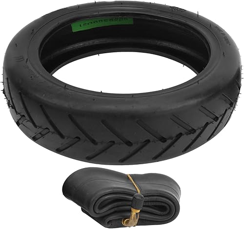 Neumáticos de scooter eléctrico, juego de combinación de neumáticos de scooter de 8.5 pulgadas + válvula curva, tubo interior, accesorio de