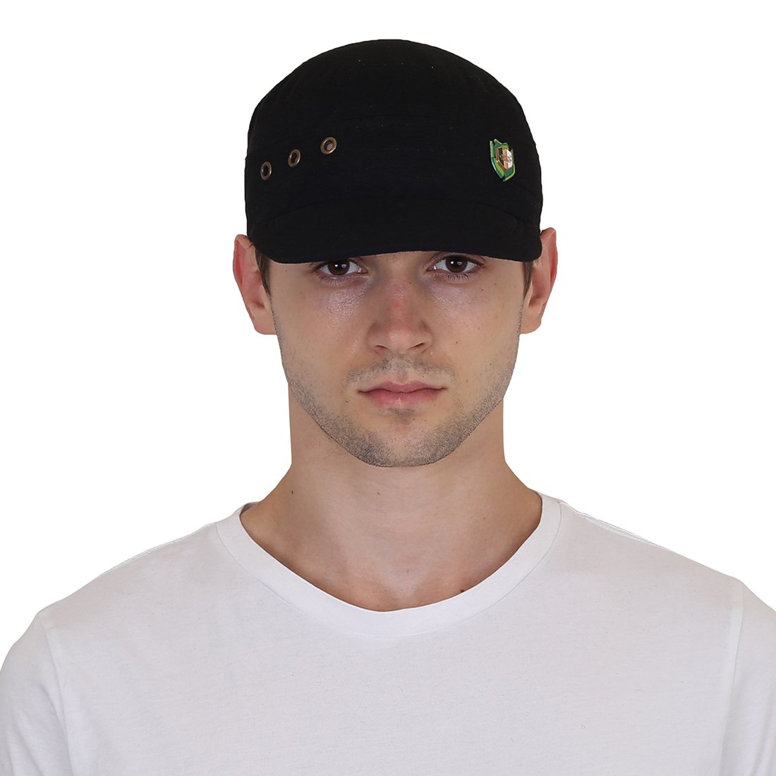Goodluck Mens Stylish Summer Cap Black-image-10