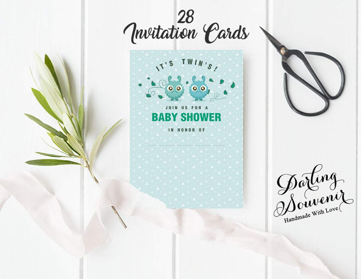Baby Shower Arch Biglietto d'invo con calligrafia e camomilla ad acquerello | Vettore Premium