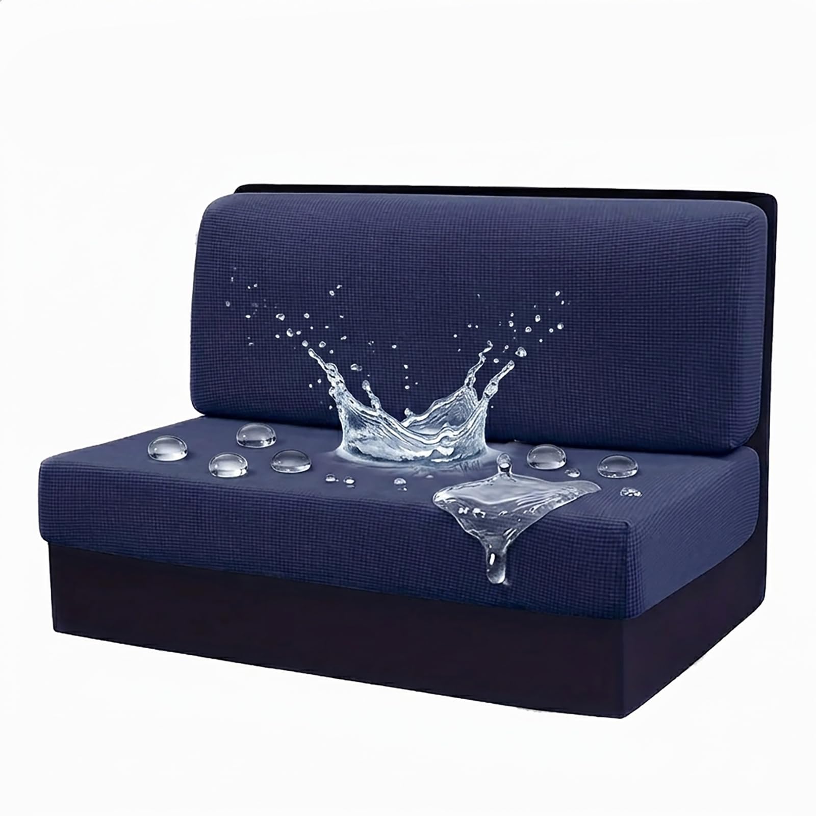 Mswborml Waterproof Camper Cushion Covers Dinette Booth 2 Piece