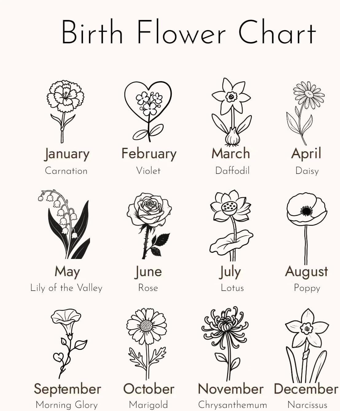 14k Gold Plated Birth Flower Necklace for Women, 925 Sterling Silver Oval Medal Pendant with Birthstone, Minimalist Floral Charm Jewelry, Anniversary Birthday Gift for Her Mom Wife Friends - Image 6